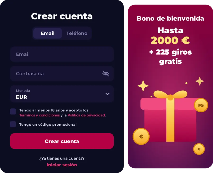 NV Casino crear cuenta